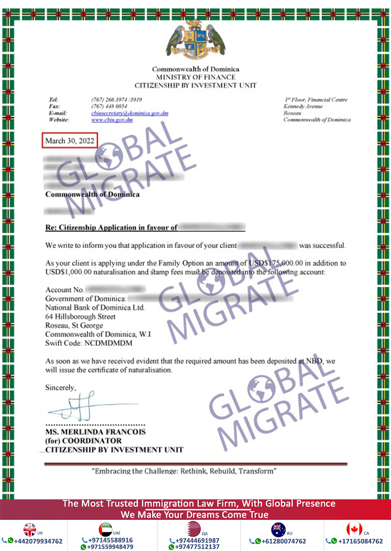 second-passport-dominica-approval-global-migrate